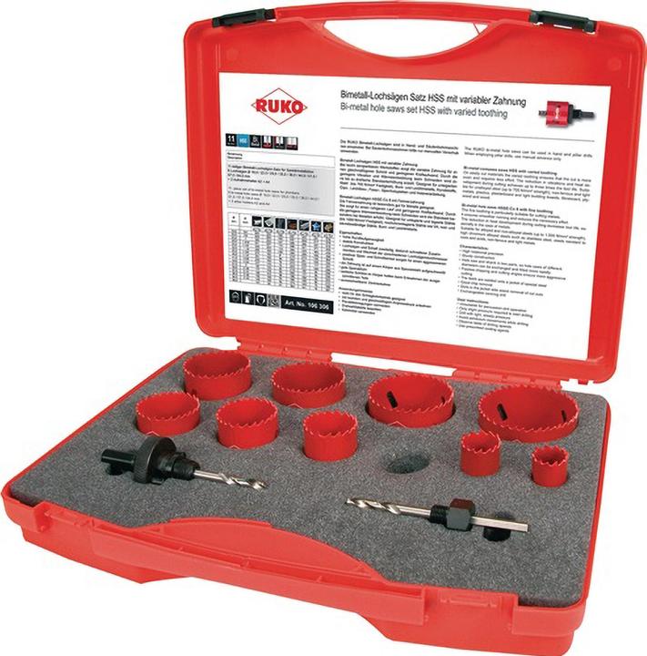 Image du produit Ruko Jeu de scies cloche (19 - 64 mm)