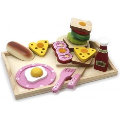 Thumbnail - Imagetoys Morgenmadsbakke i trae med tilbehør