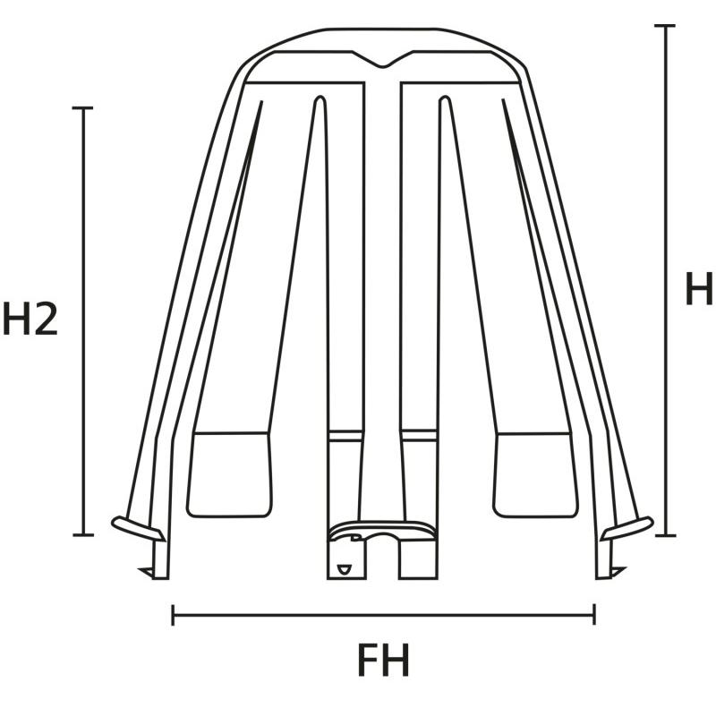 Thumbnail - HellermannTyton, Kabelhalter, Hellermann Tyton 148-00098 Kabelklammer Schwarz