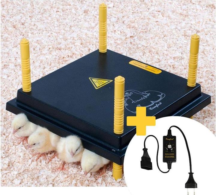 Plaque chauffante Comfort 30x30cm pour les poussins, 22W/ 220-240V