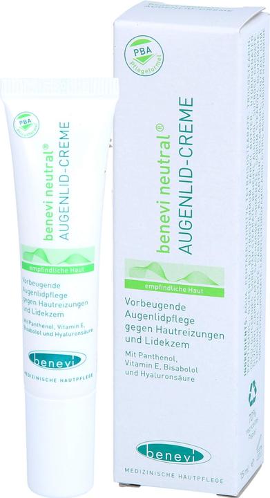 Produktbild Benevi NEUTRAL Augenlid-Creme, 15 ml Creme (Augenpflege Crème, 15 ml, Tag)