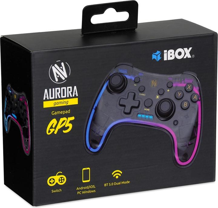 Actual product image iBox Aurora Gamepad Gp5 Controller Switch Android Ios (Android, Switch Lite, Switch OLED, iOS, PC, Switch, PS4)