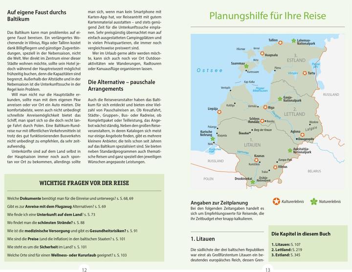 Actual product image Reise-Handbuch Reiseführer Baltikum (German, Christiane master farmer, Eva Gerberding, Christian Nowak, 2023)