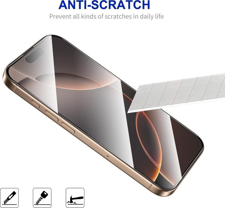 Actual product image Enkay Easy Glass armoured glass screen protector (1 pcs., Apple iPhone 16 Pro Max)