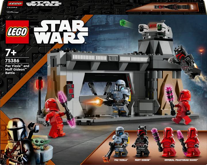 Actual product image LEGO 75386 Duel between Paz Vizsla™ and Moff Gideon™ (75386, LEGO Star Wars)