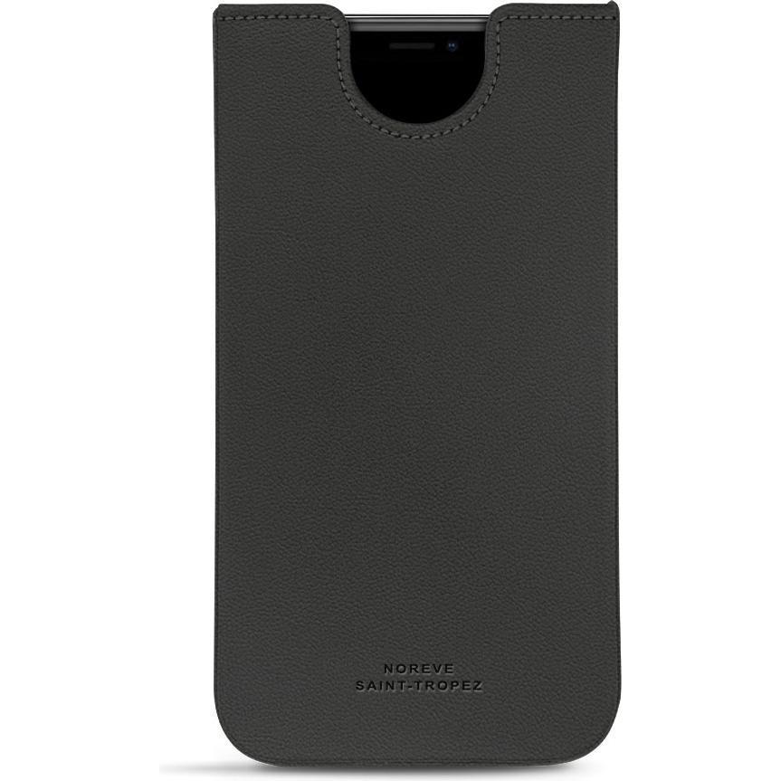 Noreve Lederschutzhülle (Apple iPhone 11 Pro Max), Smartphone Hülle, Schwarz