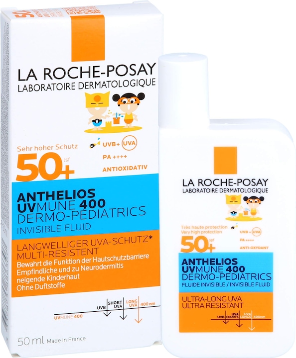 Produktbild La Roche Posay Kids Invisible Fluid UVMune (Sonnenlotion, SPF 50+, 50 ml, 73 g)