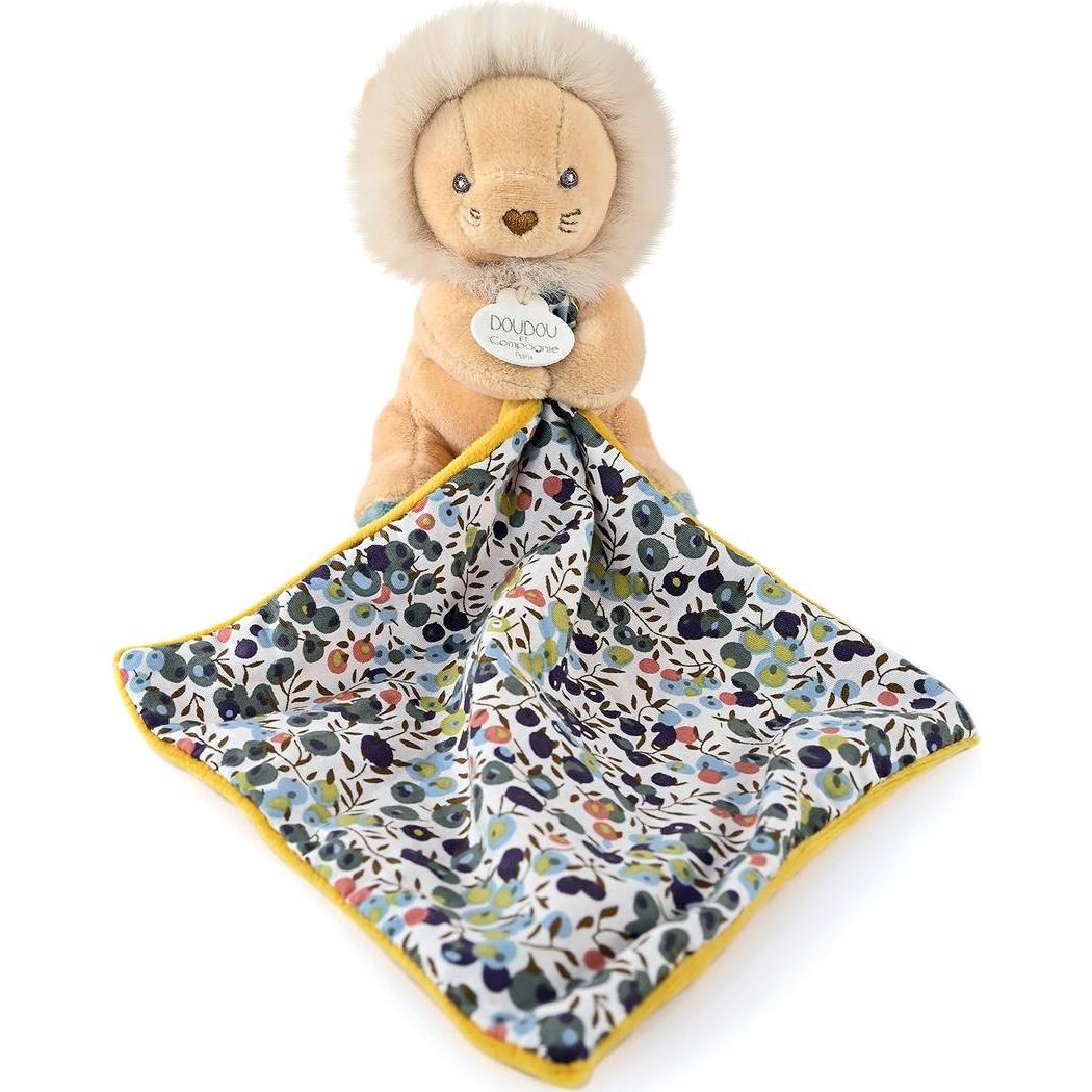 Doudou et Compagnie, Schmusetuch, Löwe mit Schmusetuch 12cm