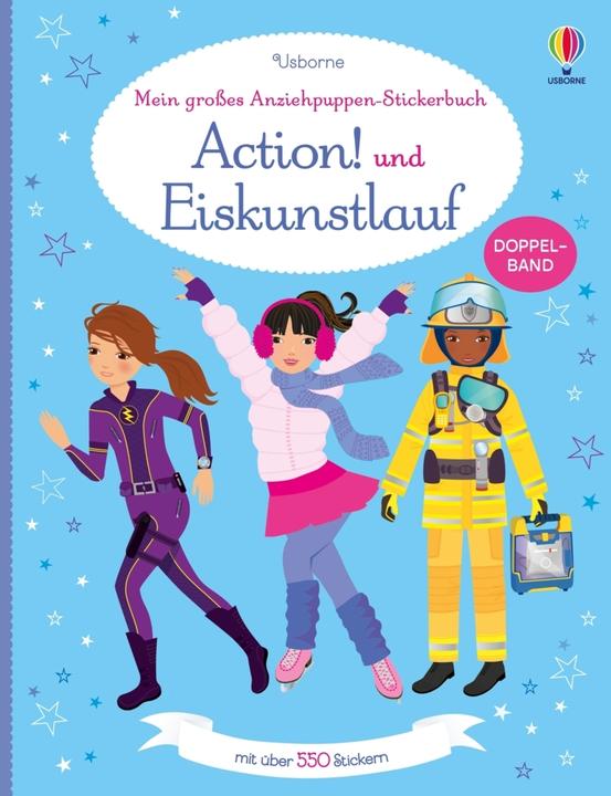 Produktbild Mein grosses Anziehpuppen-Stickerbuch: Action! und Eiskunstlauf