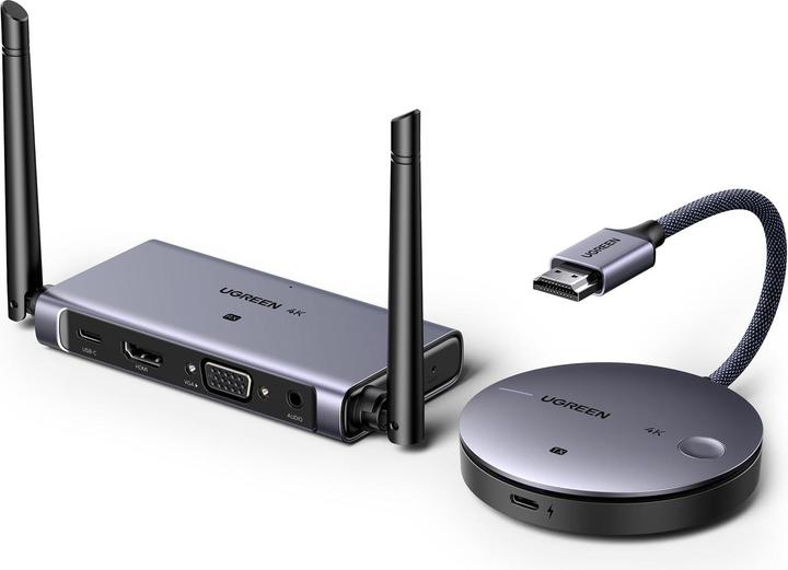 Actual product image Ugreen HDMI Wireless Transmitter and Receiver 4K/30Hz CM586 90909A (50 m, HDMI 2.0)
