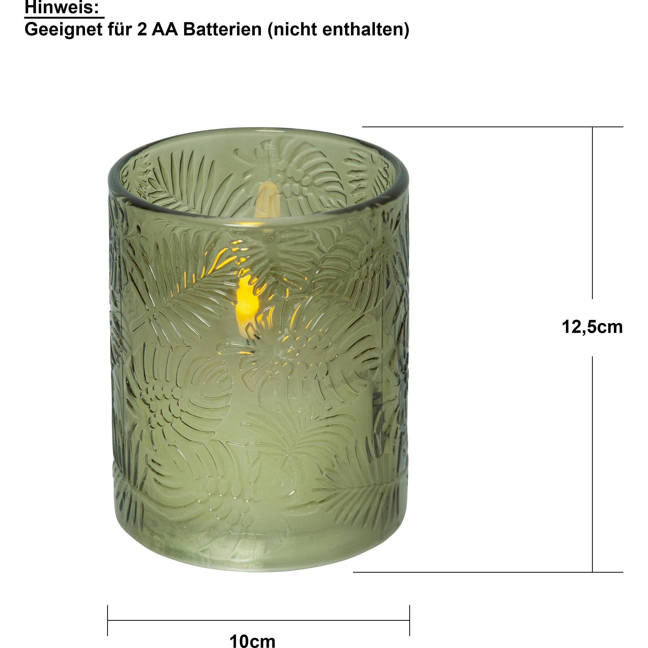 Thumbnail - Star Trading, LED Kerzen, LED Pillar Kerze Flamme Leaf (1 x)
