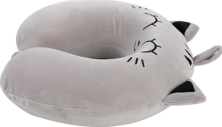 Actual product image i-Total Gray Cat (Head & neck pillow)