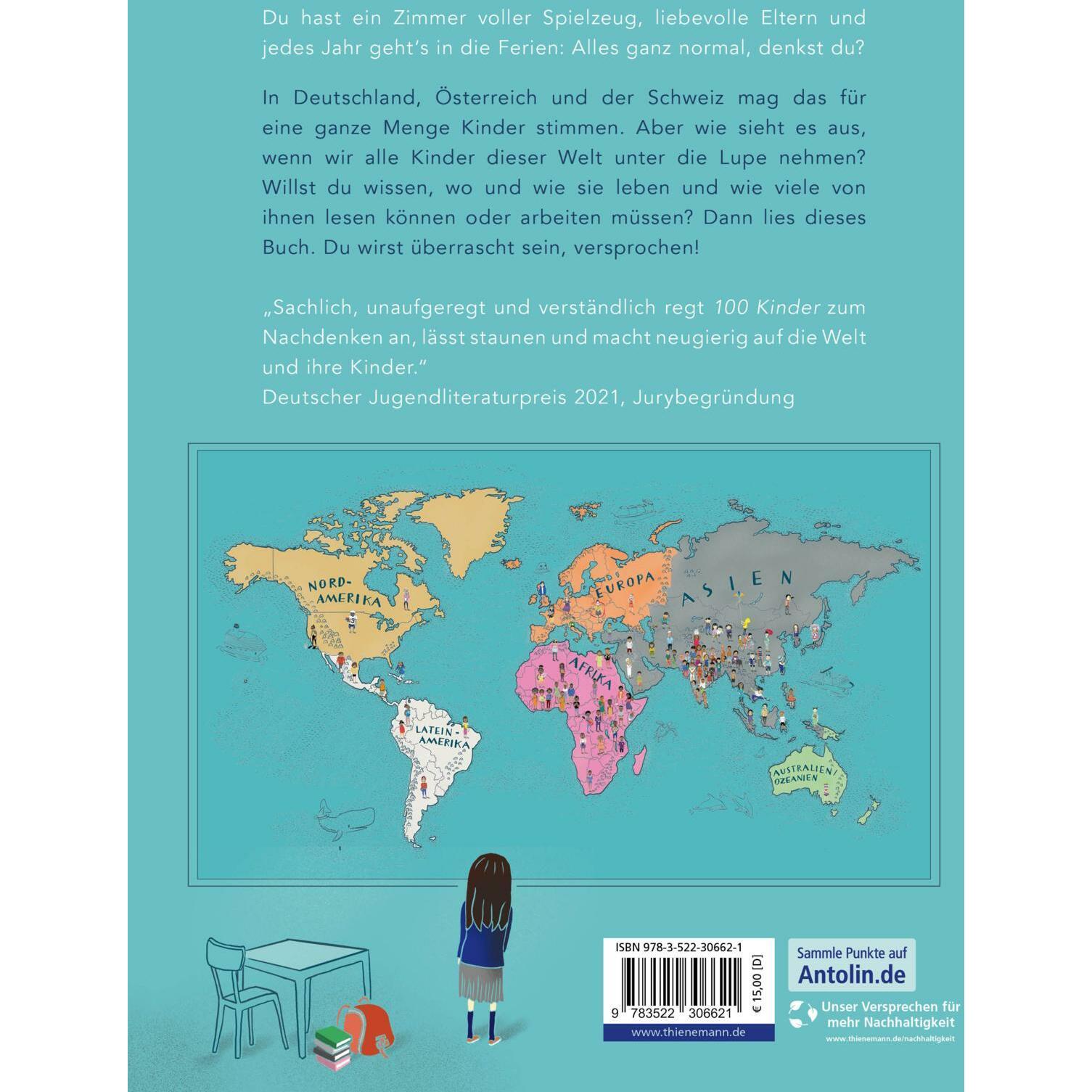 Thumbnail - 100 Kinder, Kinderbücher von Christoph Drösser, Nora Coenenberg