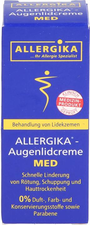 Image du produit Allergika Crème pour les paupières Med (Crème pour les yeux, 15 ml, Jour + nuit)