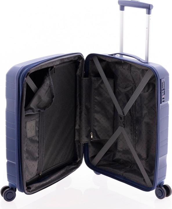 Actual product image Wüsthof 3800 4-wheel cabin trolley 55 cm with stretch fold (36 l, Hand luggage (up to 50 litres))