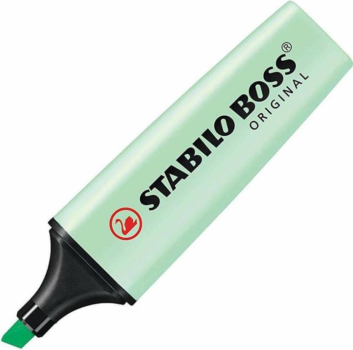 Image du produit STABILO Surligneurs - BOSS ORIGINAL Pastel - Pack de 10 - Touche de vert menthe (10x)