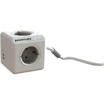 Thumbnail - Allocacoc, Steckdosenleiste, PowerCube Erweitert (6 x, USB-A, 1.50 m)