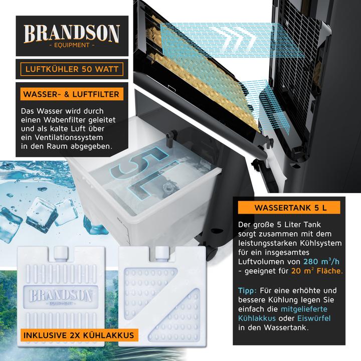 Produktbild Brandson Mobiler Luftkühler