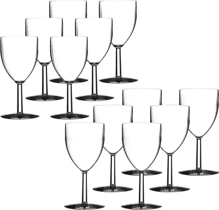 Immagine prodotto Mepal Bicchieri da vino (20 cl, 12 Occhiali, Set di bicchieri da vino)