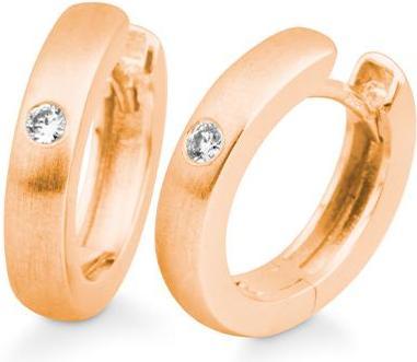 Produktbild Breuning Creolen - BRILL. 0,06 Ct. H/si (750/18 K Gold)