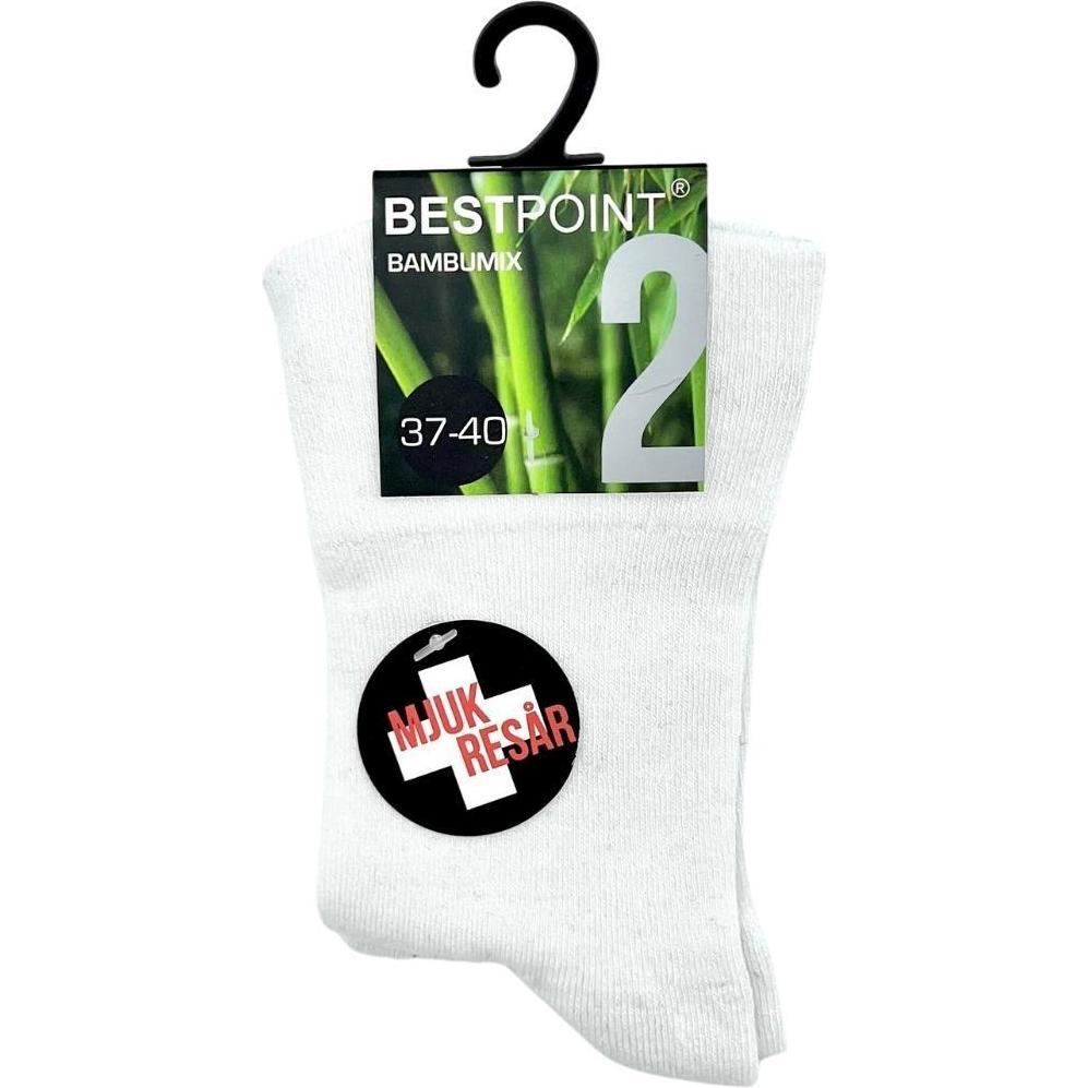 Thumbnail - JTI, Socken, Socken aus Bambus - weiss - 2er-Pack - Grösse. 37-40, Weiss, (2er Pack, 37 - 40)