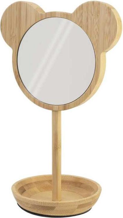 Actual product image Bambam Bamboo Stand Mirror Bear
