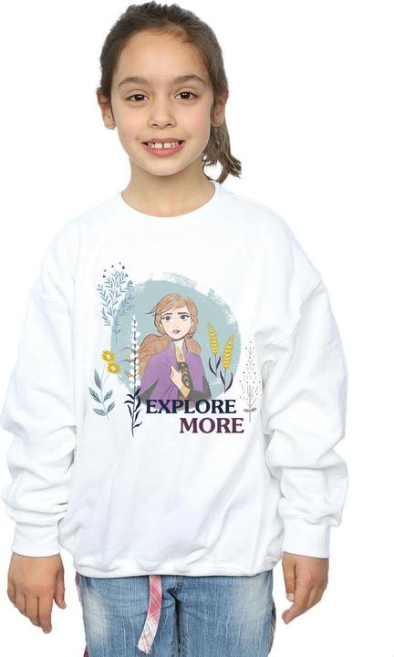 Actual product image Disney Girls Frozen 2 Anna Explore More Sweatshirt (152, 158)