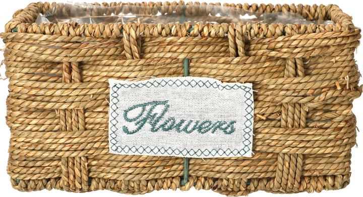 Actual product image GuGus Square Planter 25 cm, Nature (25 x 25 x 12 cm)
