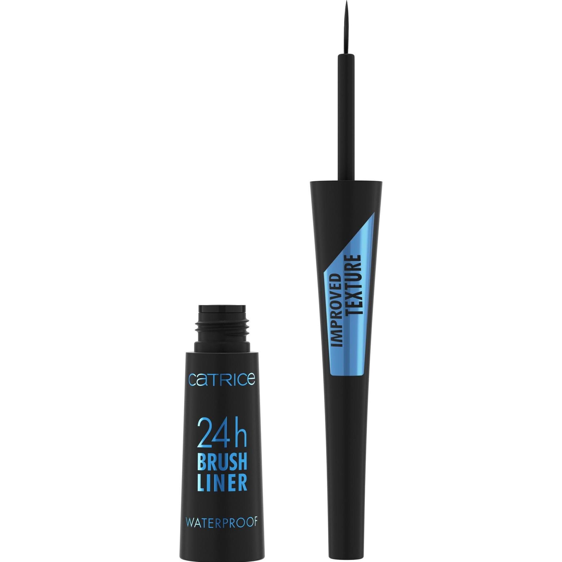 Catrice, Eyeliner + Kajal, 24h Brush Liner (010 Schwarz)