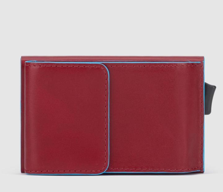 Actual product image Piquadro Blue Square - Credit card holder with outside pocket