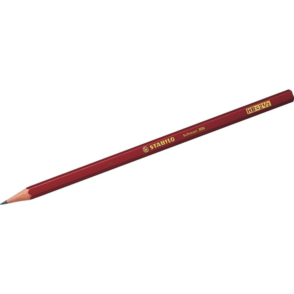 STABILO, Bleistift, Bleistift Schwan, sechseckig, H„rtegrad: 2B (2.20 mm, 2B, 1 x)