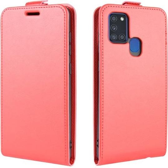 Produktbild MU Classic Leder Flipcase Hülle (Samsung Galaxy A21s)