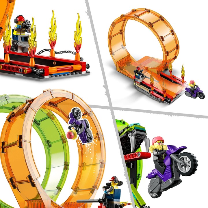 Produktbild LEGO Stuntshow-Doppellooping (60339, LEGO City)