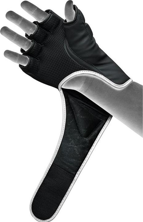 Actual product image Rdx Grappling Gloves F6 Matte White-S (S)