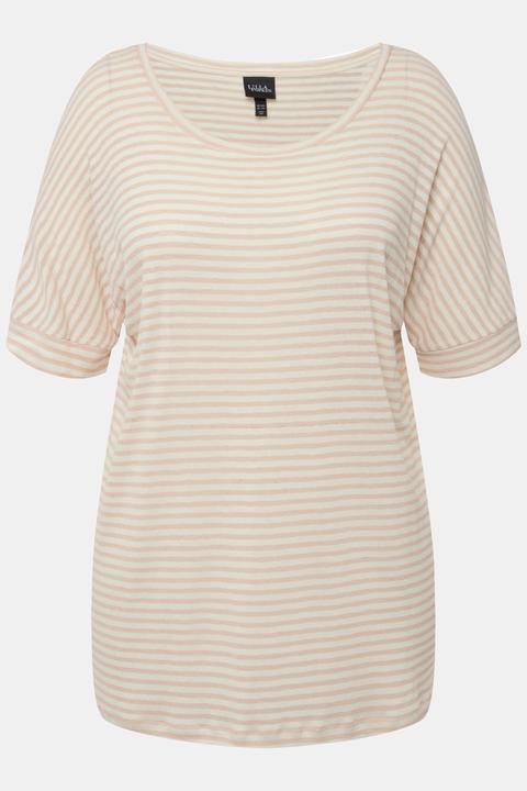 Actual product image Ulla Popken Oversized Striped Tee (46, 48)