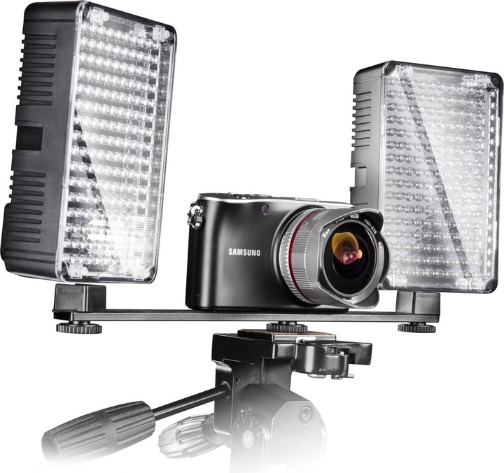 Actual product image Walimex Auxiliary rail straight for 2 LED lights