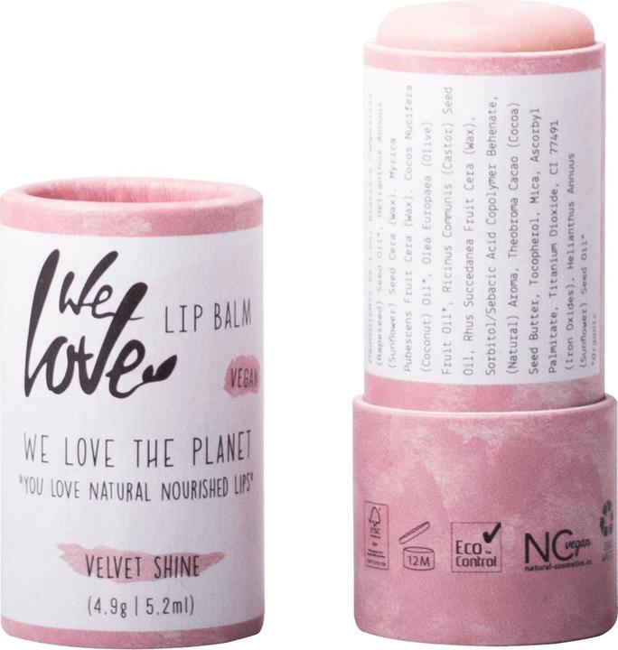 Produktbild We Love The Planet Natürliche Lippenpflege Velvet Shine Mango - 4,9g - (Lippenpflege Stick, 4.90 ml)