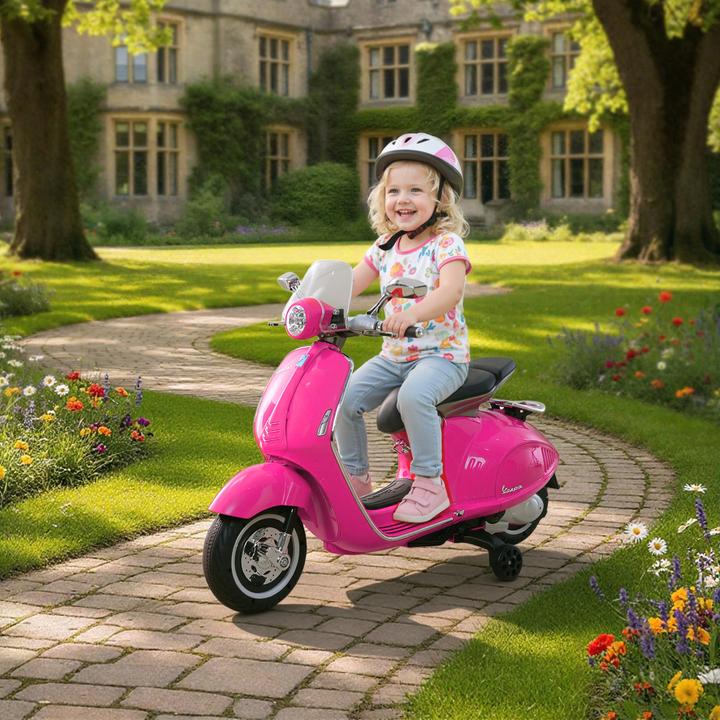 Image du produit Homcom Elektrofahrzeug Kunststoff, Metall Rosa (6 V)