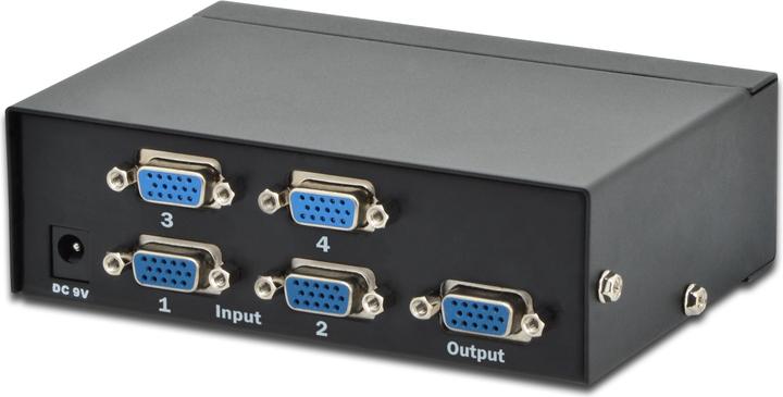 Produktbild Digitus VGA Switch 4 PCs, 1 Monitor