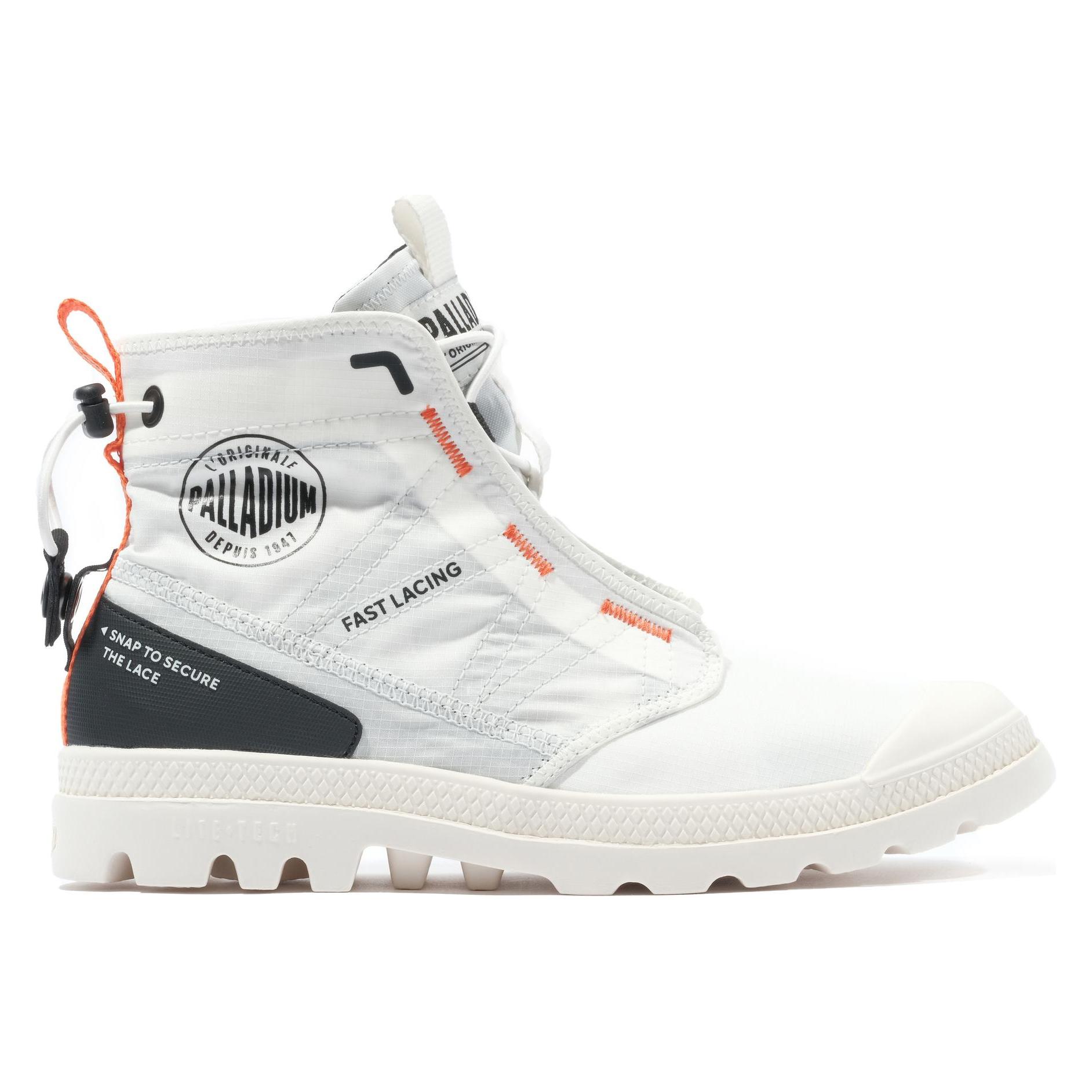 Palladium, Unisex, Sneakers, Pampa Travel Lite Rs Schuhe, Weiss, Schwarz, (40)