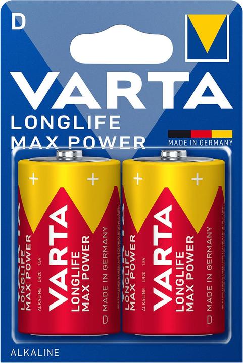 Actual product image JTI Longlife Max Power D / LR20 Batterie 2er Pack (2 pcs., D)