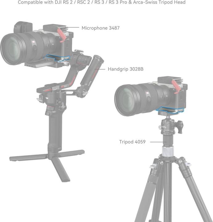 Actual product image SmallRig Baseplate (Quick coupling plate)