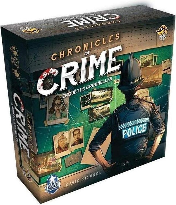 Produktbild Corax Games 1021936 - Chronicles of Crime, Brettspiel für 1 - 4 Spieler ab 14 Jahren (DE-Ausgabe) (Deutsch)