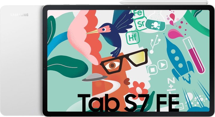 Produktbild Samsung Galaxy Tab S7 FE (nur WLAN, 12.40", 64 GB, Mystic Silver)