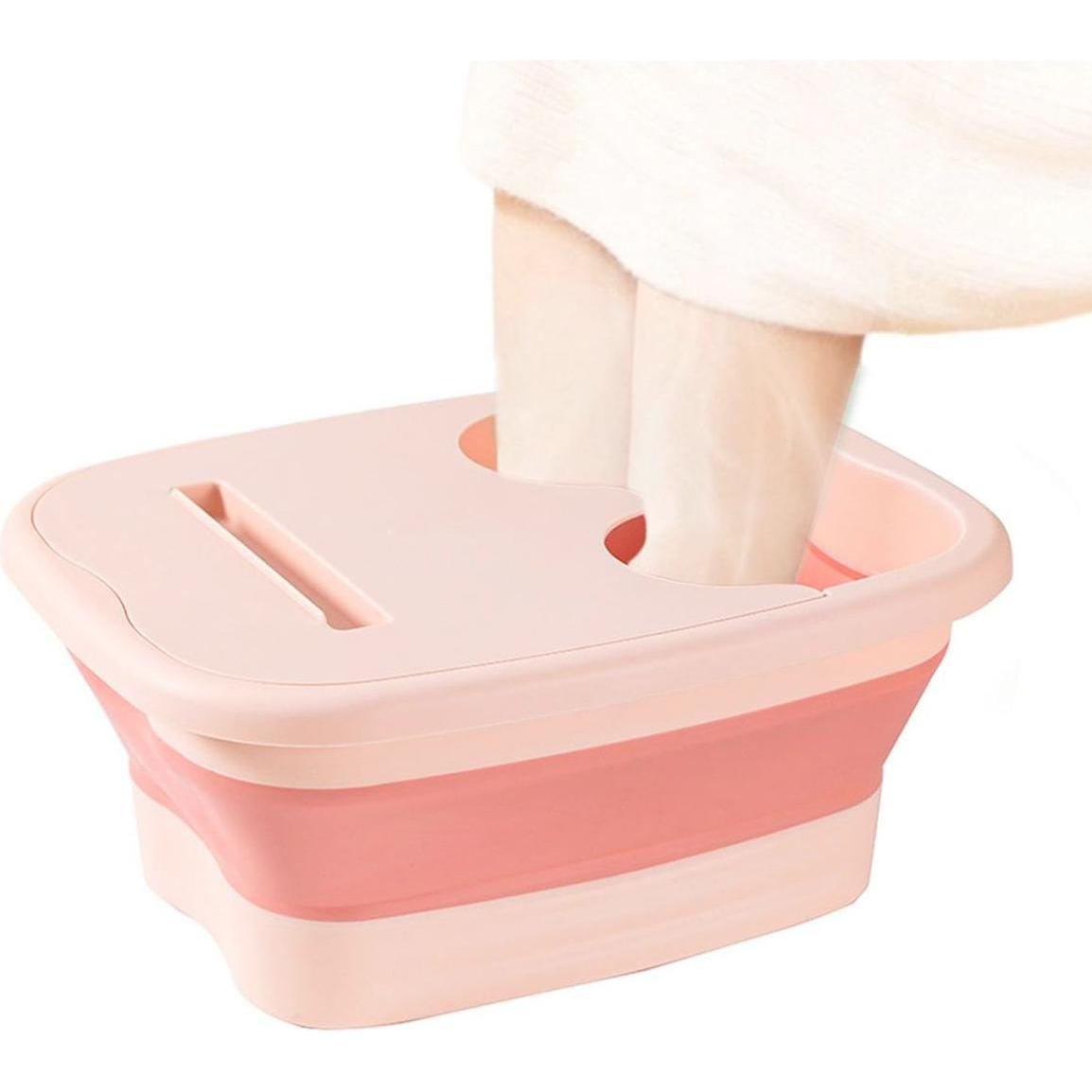 König Design, Fusspflegegerät, Faltbare Fussbadewanne Fussmassage Fussmassagegerät Fussbad Spa Pediküre 21 Liter