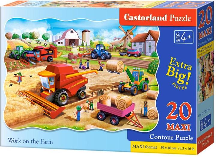 Actual product image Castorland Work on the Farm, Puzzle 20 pieces maxi (20 pieces)