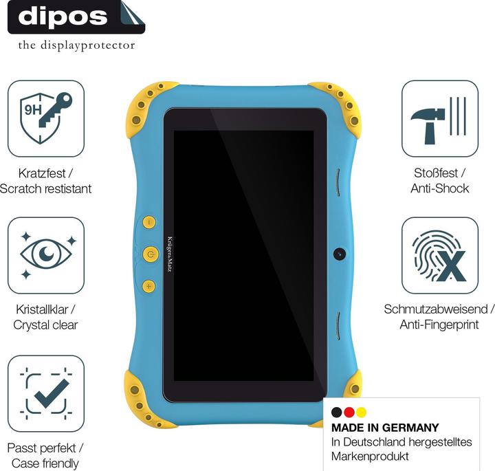 Actual product image Dipos Anti-Shock Screen Protector Clear (Krueger Matz FUN 708)