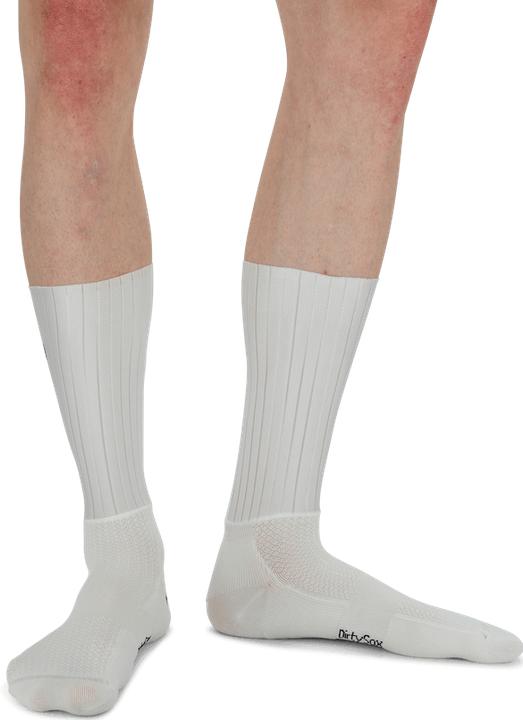 Actual product image Dirtysox Aero Socks - White (40 - 43)