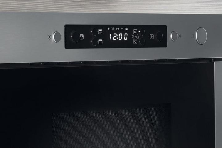 Productafbeelding Whirlpool AMW 439/IX magnetron inbouw Zwart, Roestvrij staal (22 l)