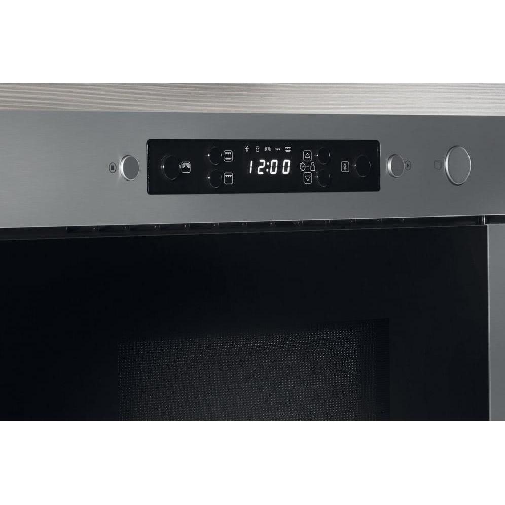 Thumbnail - Whirlpool AMW 439/IX microwave Built-in Black, Stainless steel, Mikrowelle, Schwarz